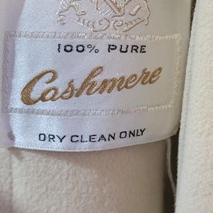 Beige 100% Cashmere Coat.